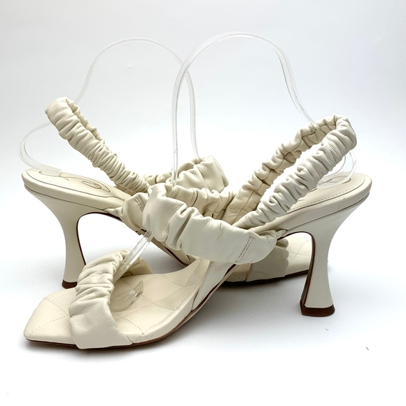 SAM EDELMAN Marlena Ruched Slingback Sandal sz 9.5 - Picture 6 of 12